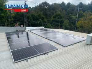 Hệ thống điện mặt trời 6kW hòa lưới có lưu trữ