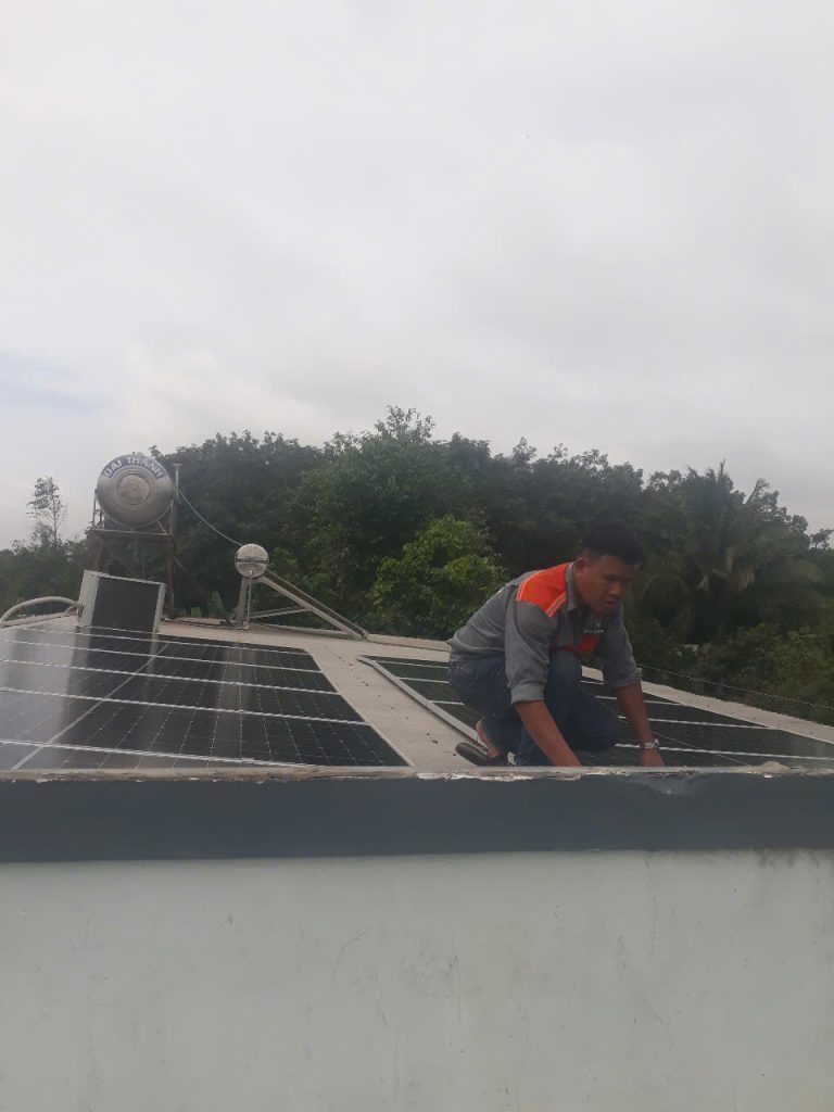 Hệ thống điện mặt trời 6kW hòa lưới có lưu trữ tại Đà Nẵng