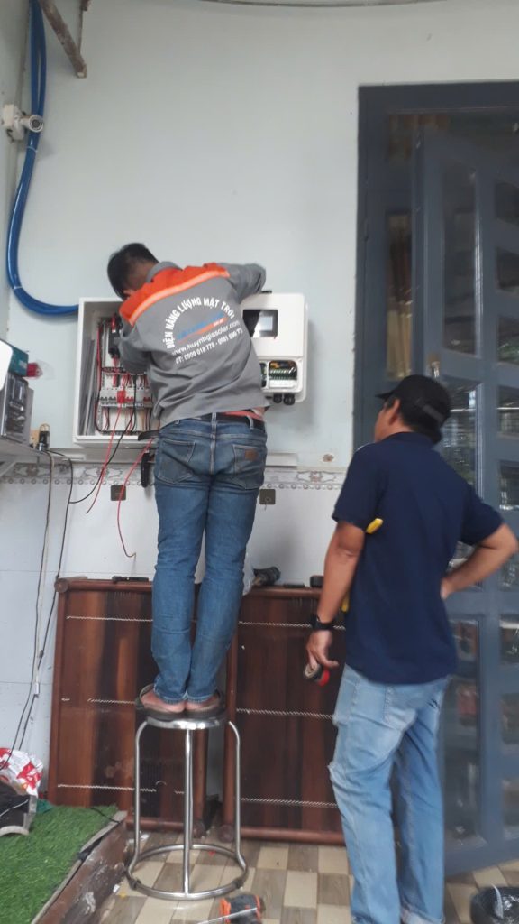 Hệ thống điện mặt trời 6kW hòa lưới có lưu trữ tại Đà Nẵng