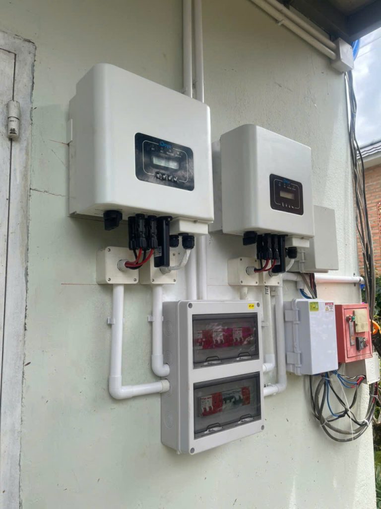 Hệ thống điện năng lượng mặt trời hoà lưới bám tải 1 pha 10kW