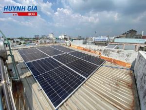 Hệ thống điện năng lượng mặt trời hoà lưới bám tải 1 pha 5kW